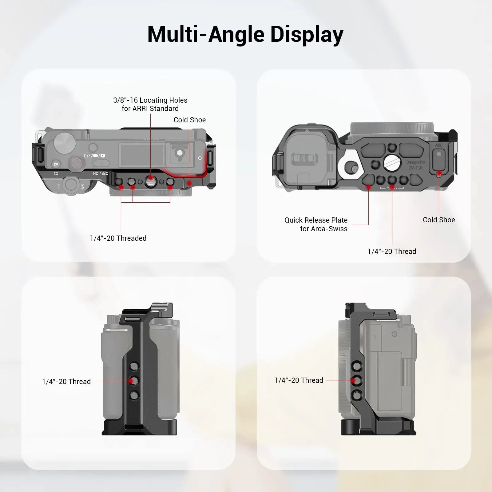 SmallRig for Sony ZV-E10 Cage  - Sony Camera Zv-E10 review and price