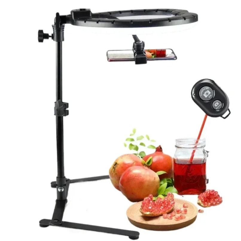 Overhead Phone Mount with Ring - Photography Lighting For Food review and price