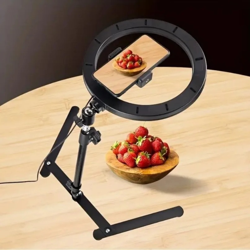 Overhead Phone Mount with Ring - Photography Lighting For Food review and price