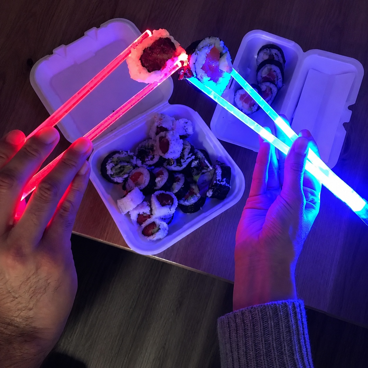 LED Luminous Chopsticks Lights - Photography Lighting For Food review and price