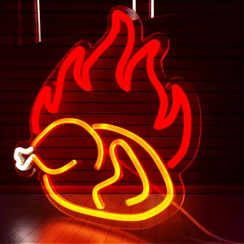 Roasted Chicken Neon Light Sig - Photography Lighting For Food review and price
