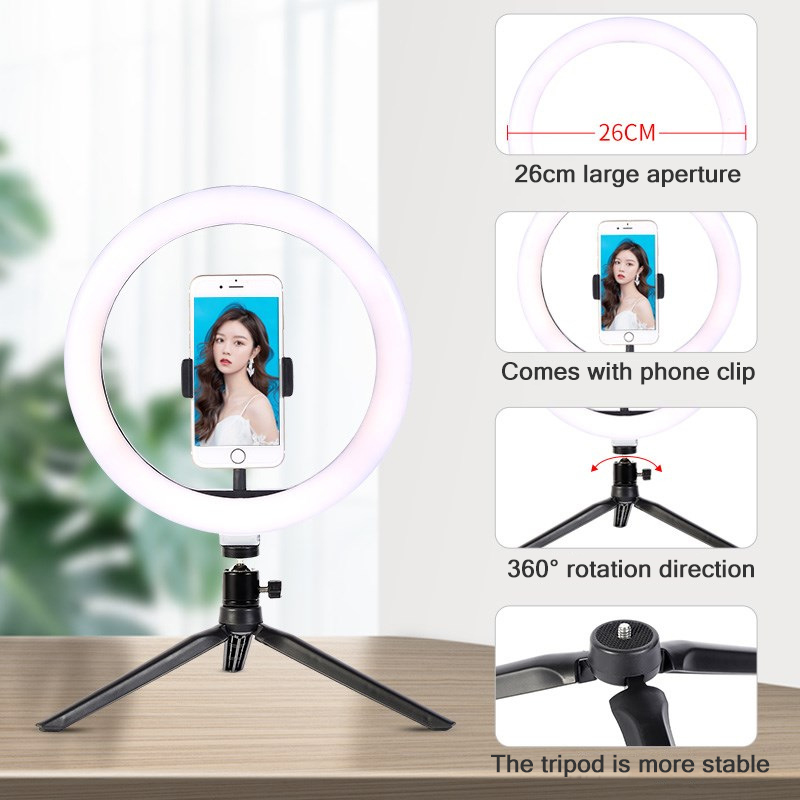 26cm 10 inch Led Ring Selfie L - Photography Lighting Patterns review and price