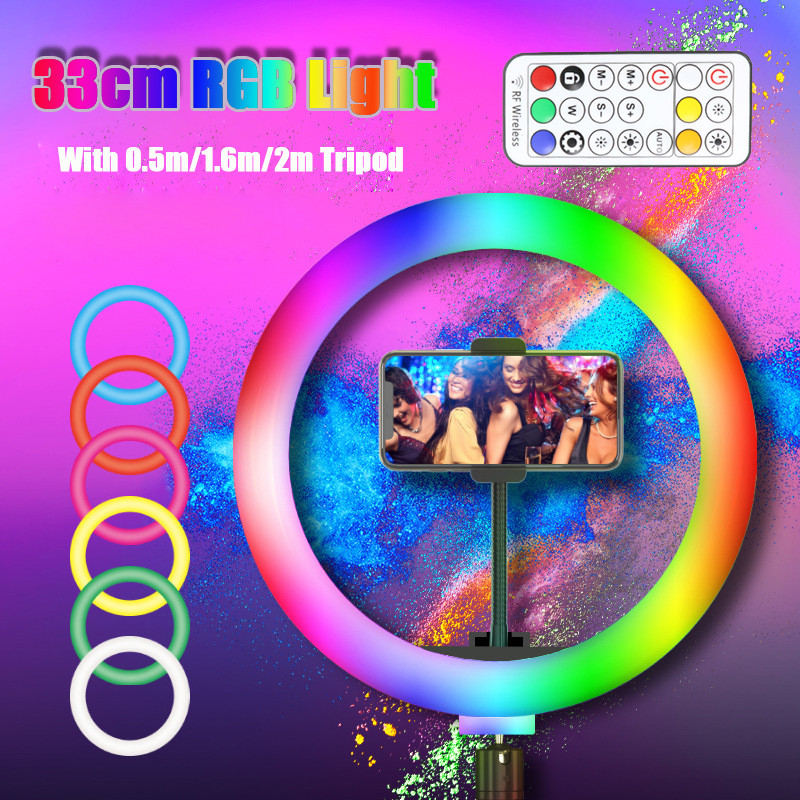 13inch RGB Led Selfie Ring Lig - Photography Lighting Circle review and price