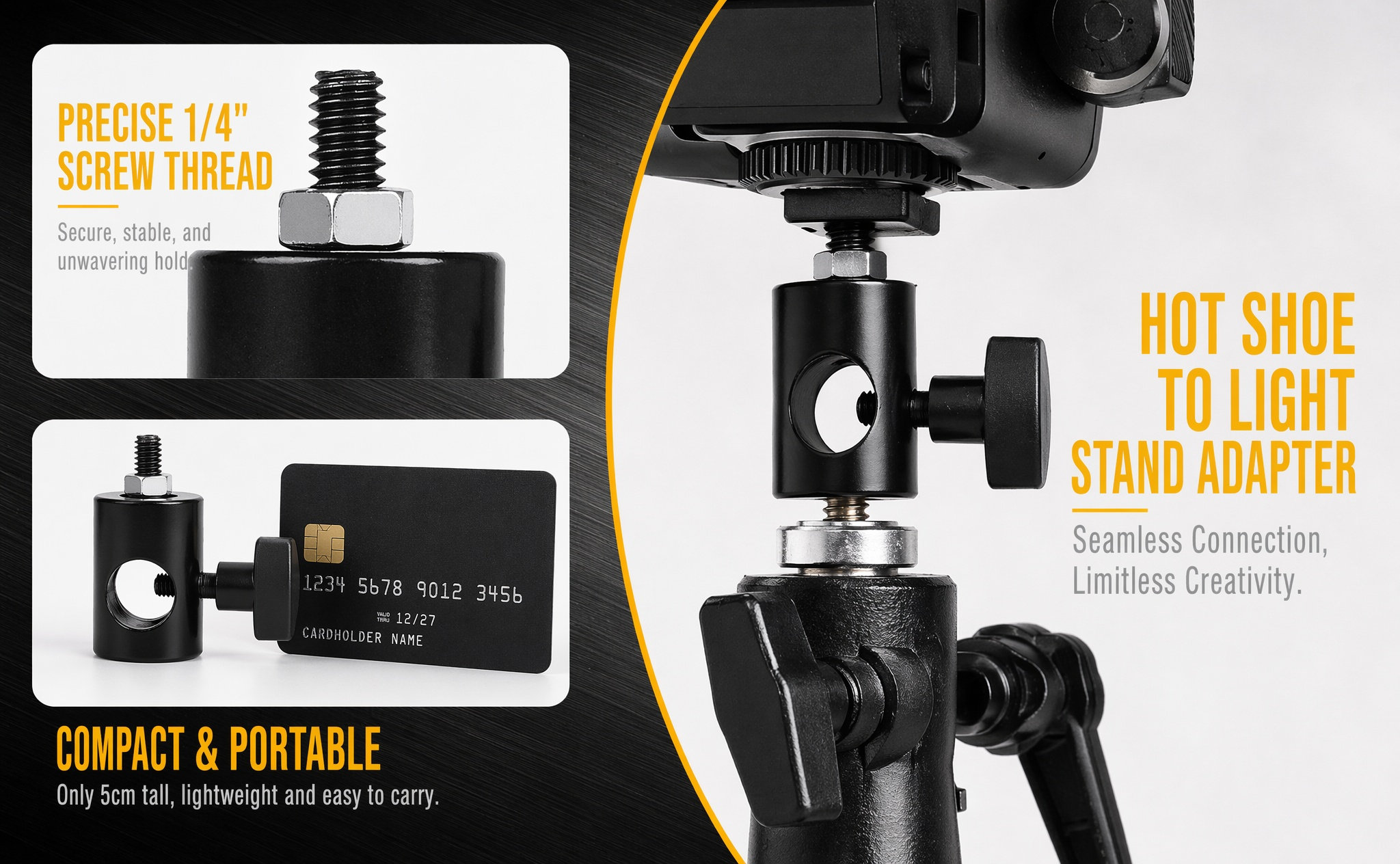 1 4 Screw Photography Adapter  - Photography Using Lighting review and price