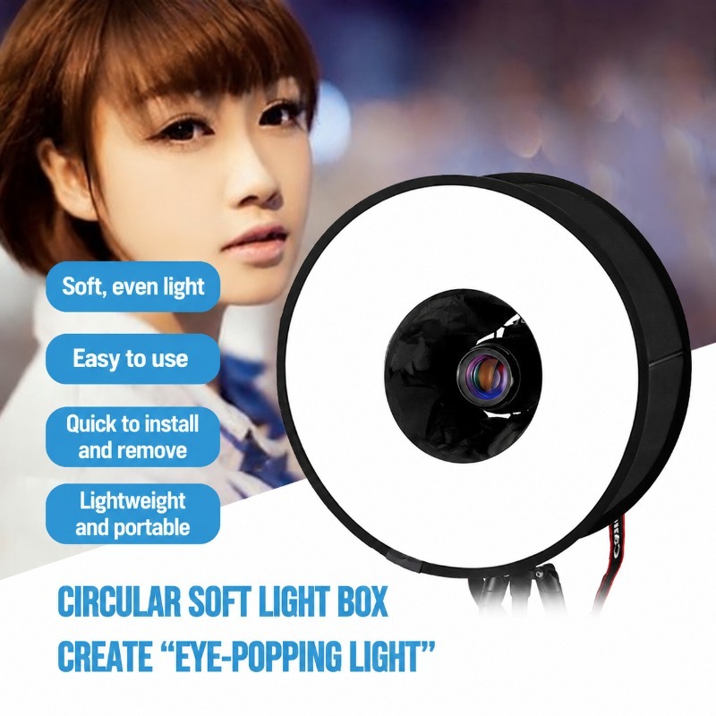 Foldable 45cm Ring‑flash Soft‑ - Photography Lighting Modifiers review and price