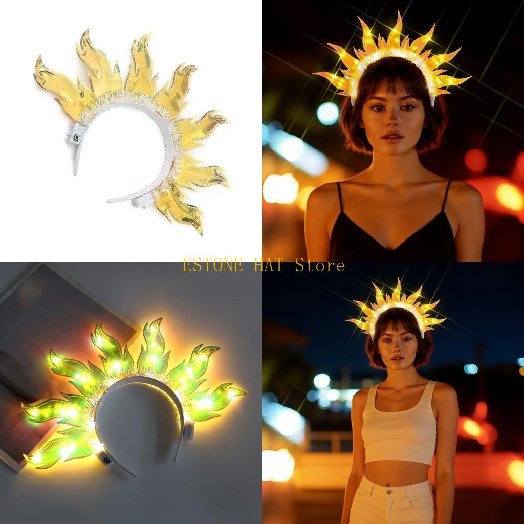 49MF LED Flame Glowing Hairban - Photography Lighting Patterns review and price