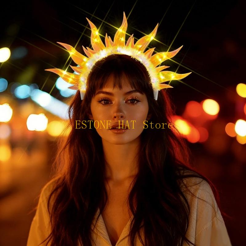 49MF LED Flame Glowing Hairban - Photography Lighting Patterns review and price