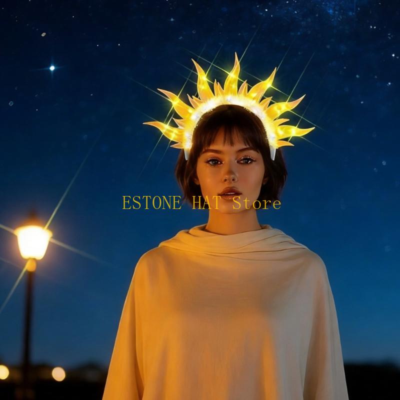 49MF LED Flame Glowing Hairban - Photography Lighting Patterns review and price