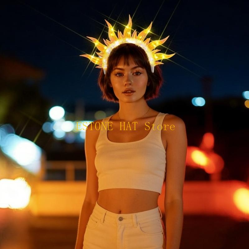 49MF LED Flame Glowing Hairban - Photography Lighting Patterns review and price