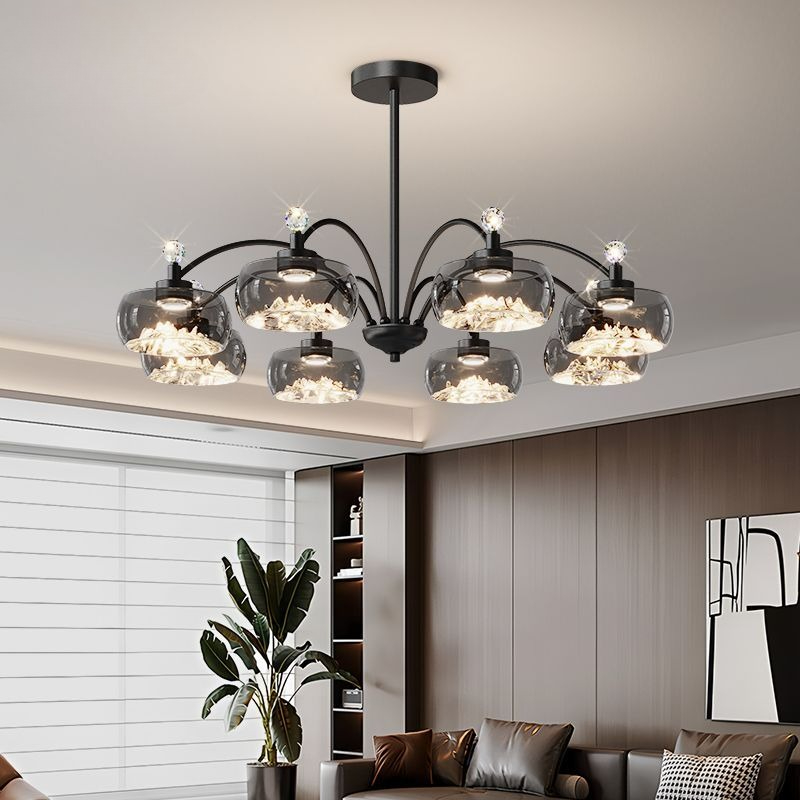 Modern Glass Led Chandelier fo - Photography Lighting For Food review and price