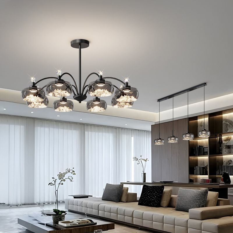 Modern Glass Led Chandelier fo - Photography Lighting For Food review and price