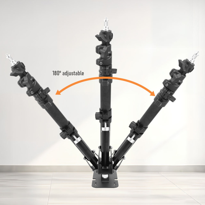 Metal Wall Mounting Light Stan - Photography Lighting Triangle review and price